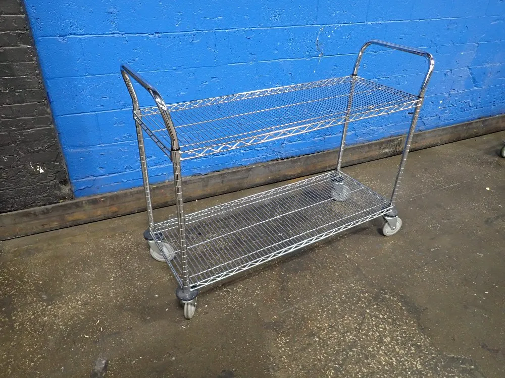 18"x48" Wire Cart