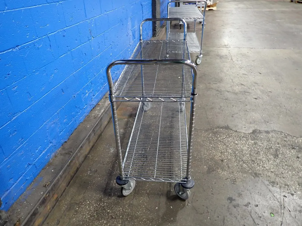 18"x48" Wire Cart