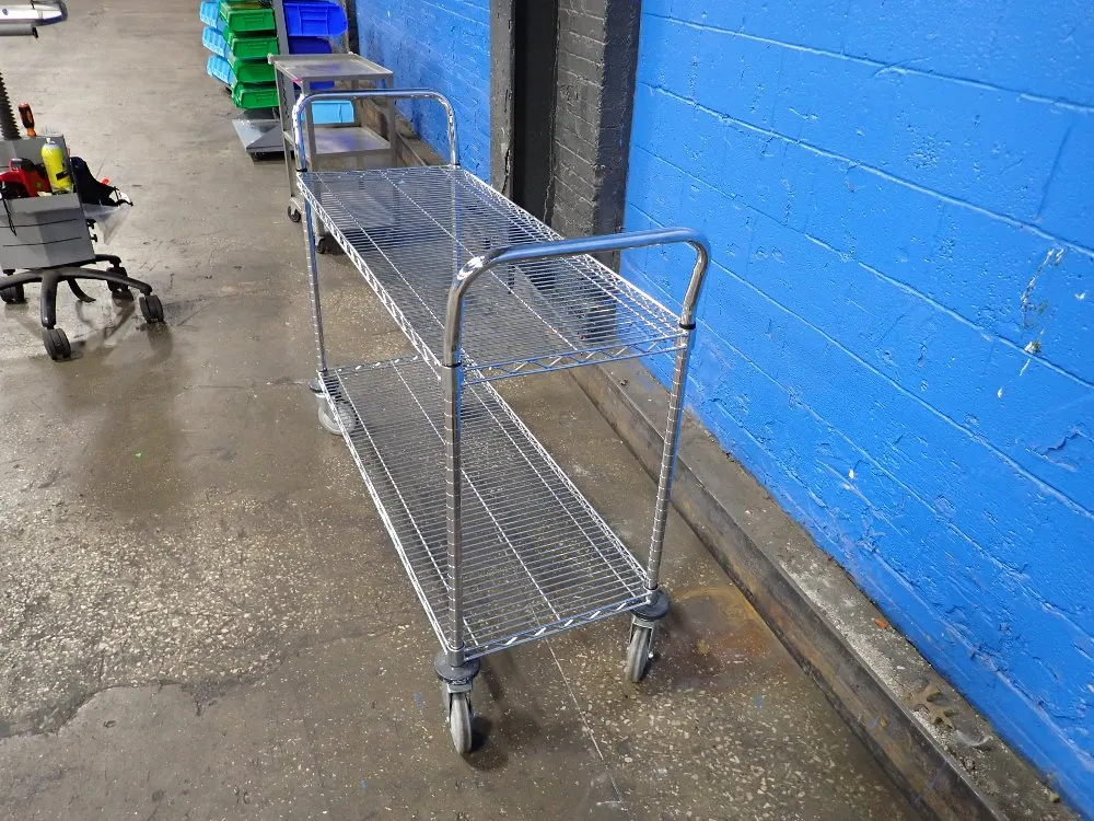 18"x48" Wire Cart