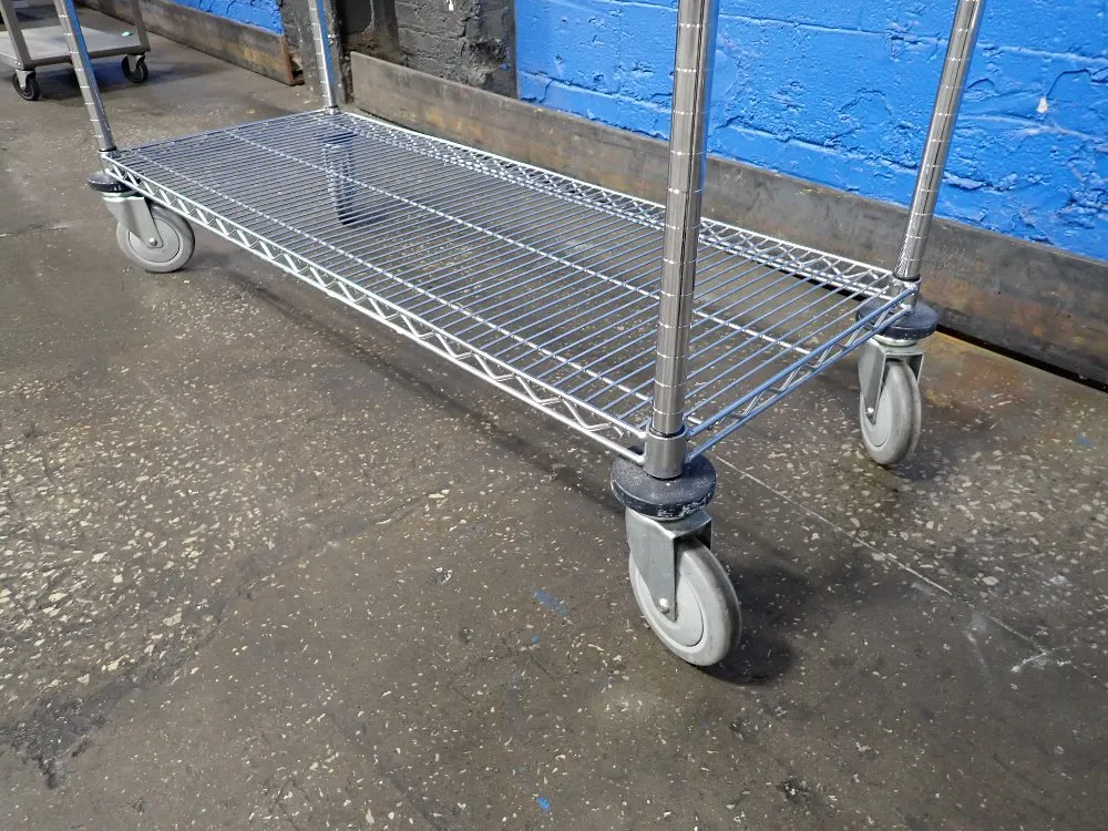 18"x48" Wire Cart