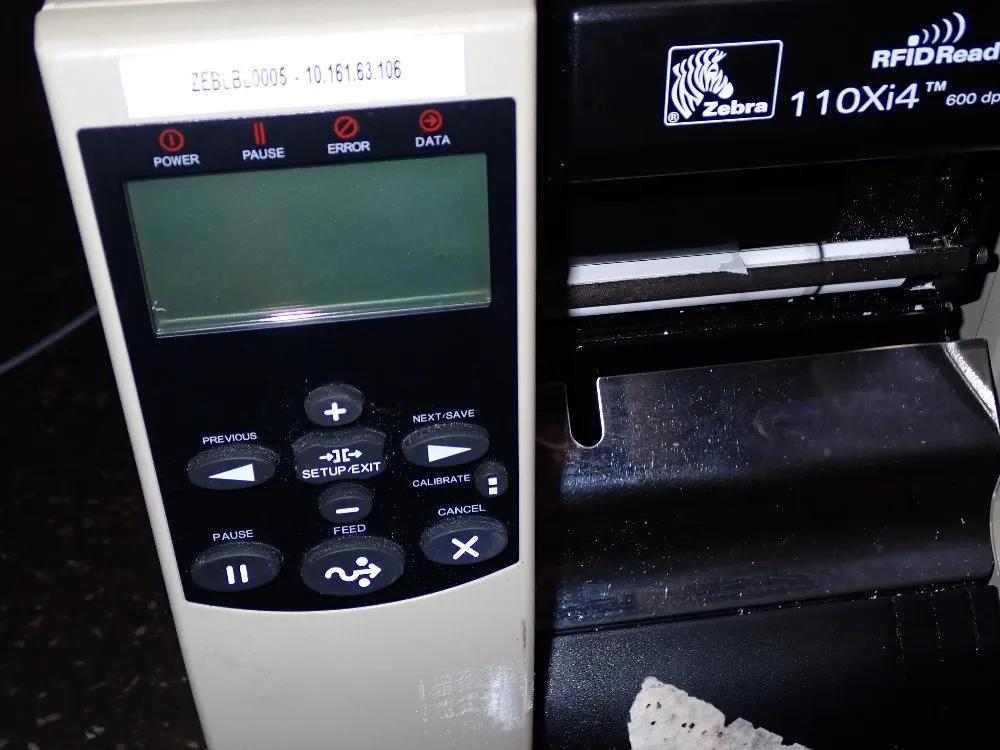 Zebra Printer - 110xi4