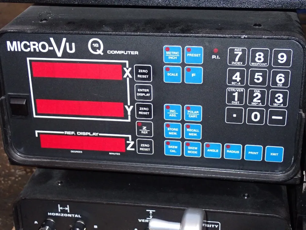 Microvu Video Measuring System