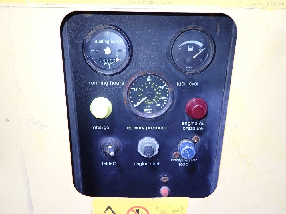 Atlas Copco 1988 Atlas Copco Xas 85dd Portable Air Compressor
