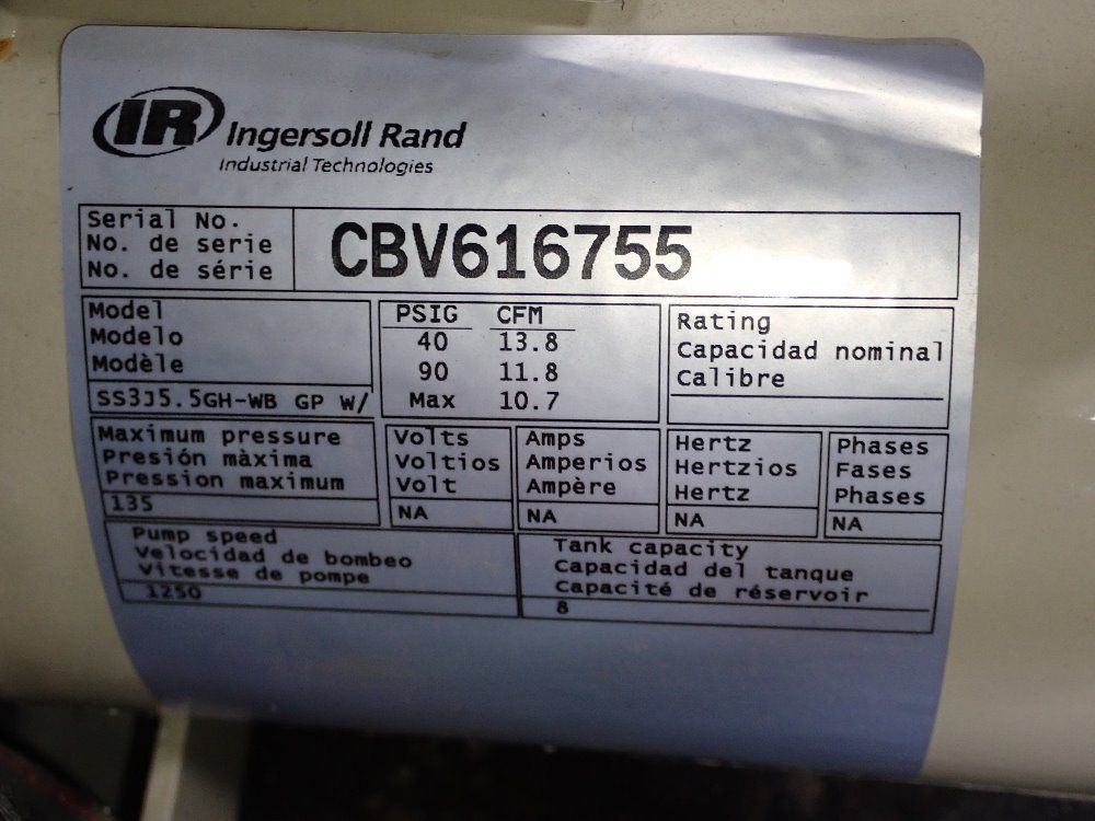 Ingersoll Rand Air Compressor