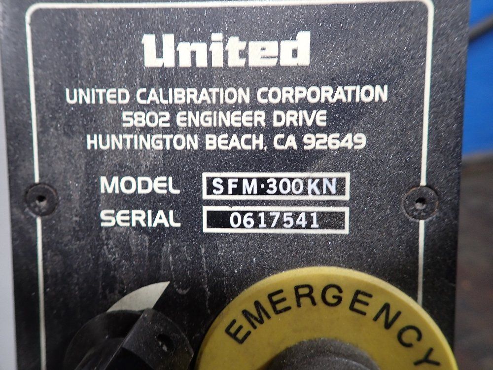 United United Sfm300kn Tensile Tester