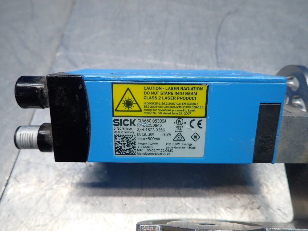 Sick Fixed Mount Barcode Scanner W/bracket. - Clv650-08300a