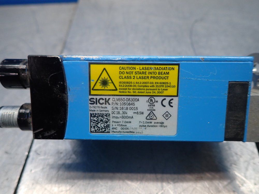 Sick Fixed Mount Barcode Scanner W/bracket... - Clv650-08300a