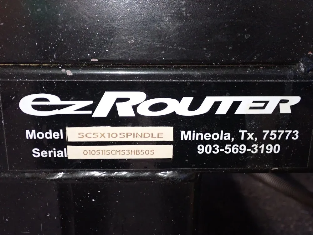 Ez Router 48" X 120" Cnc Router - Sc5x10spindle