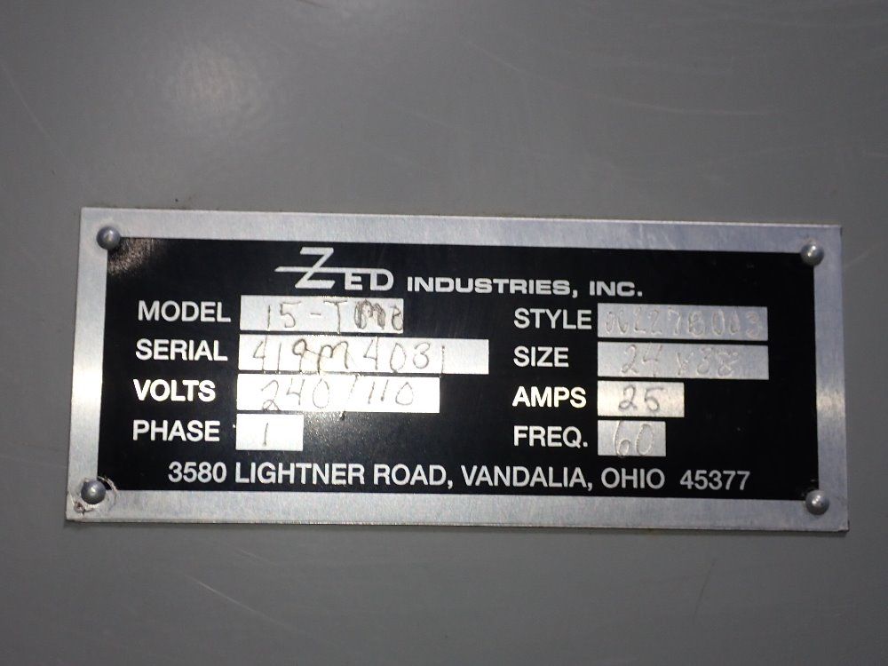 Zed Industries Zed Industries 15tm0 Blister Sealer