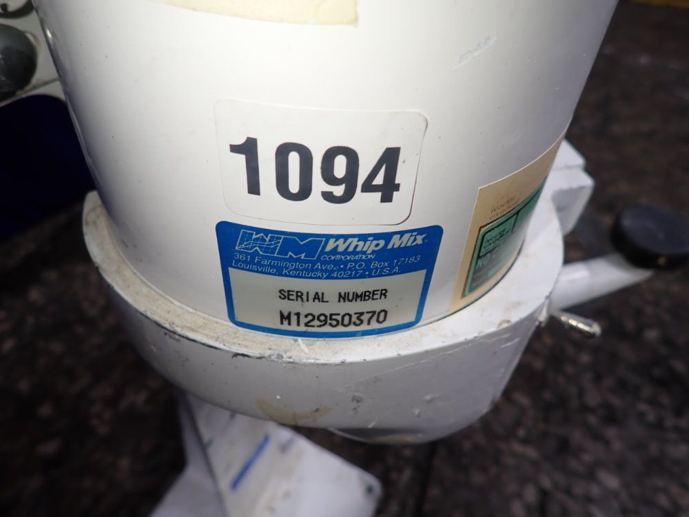 Whip Mix Corporation Mixer - F