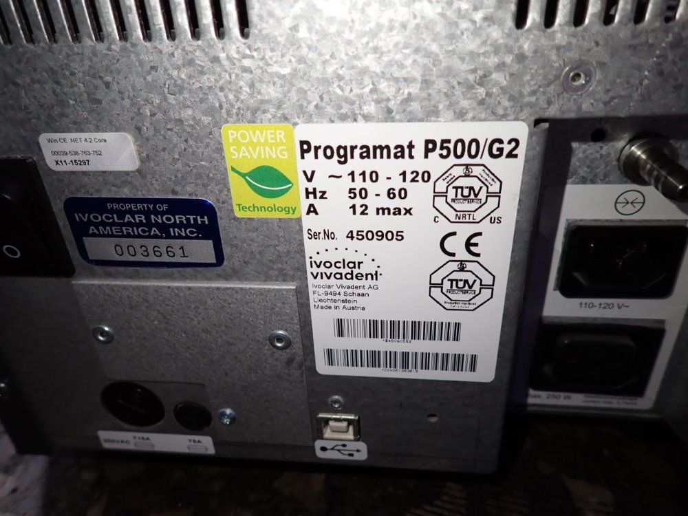 Ivoclar Vivadent Ivoclar Vivadent Programat P500g2 Ceramic Furnace