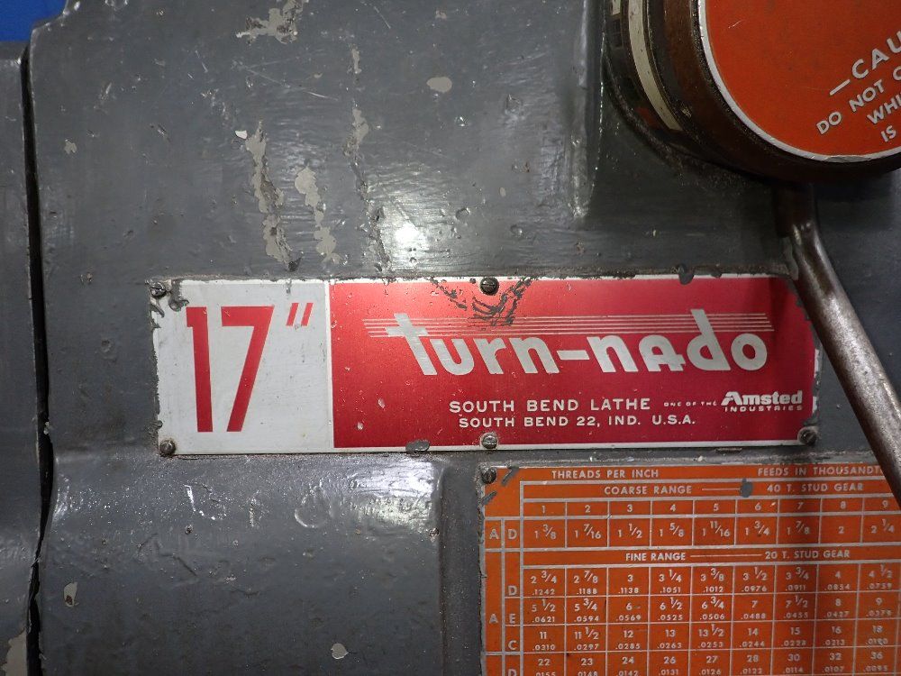 Southbend Southbend 17 Turnnado Lathe