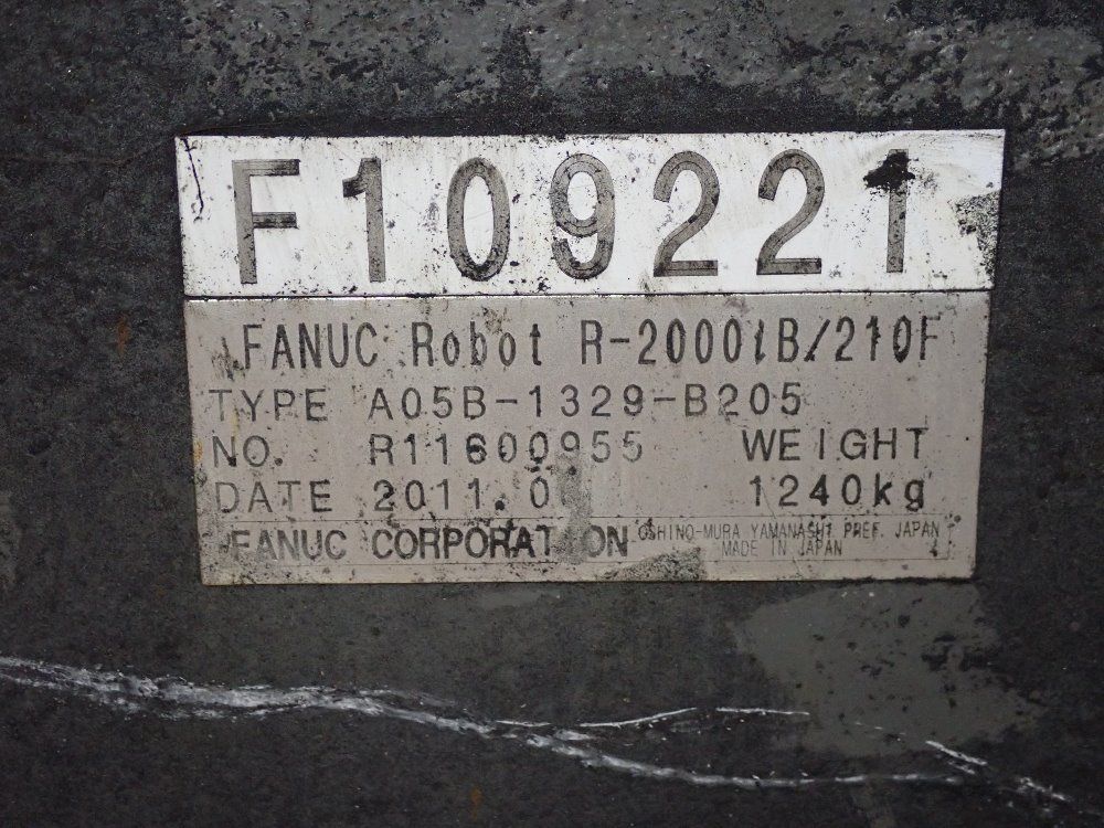 Fanuc 2011fanuc R2000ib210f Robot 