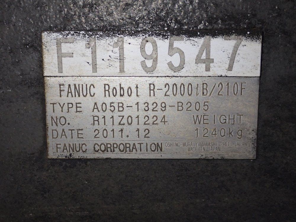 Fanuc 2011fanuc R2000ib210f Robot 