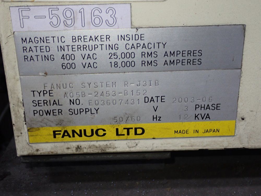 Fanuc 2003 Fanuc R2000ia165f Robot