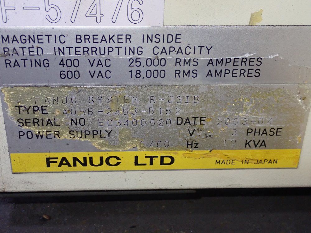 Fanuc 2003 Fanuc R2000ia165f Robot