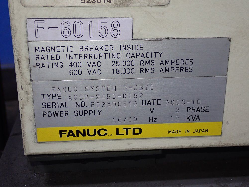Fanuc 2003 Fanuc R2000ia165f Robot