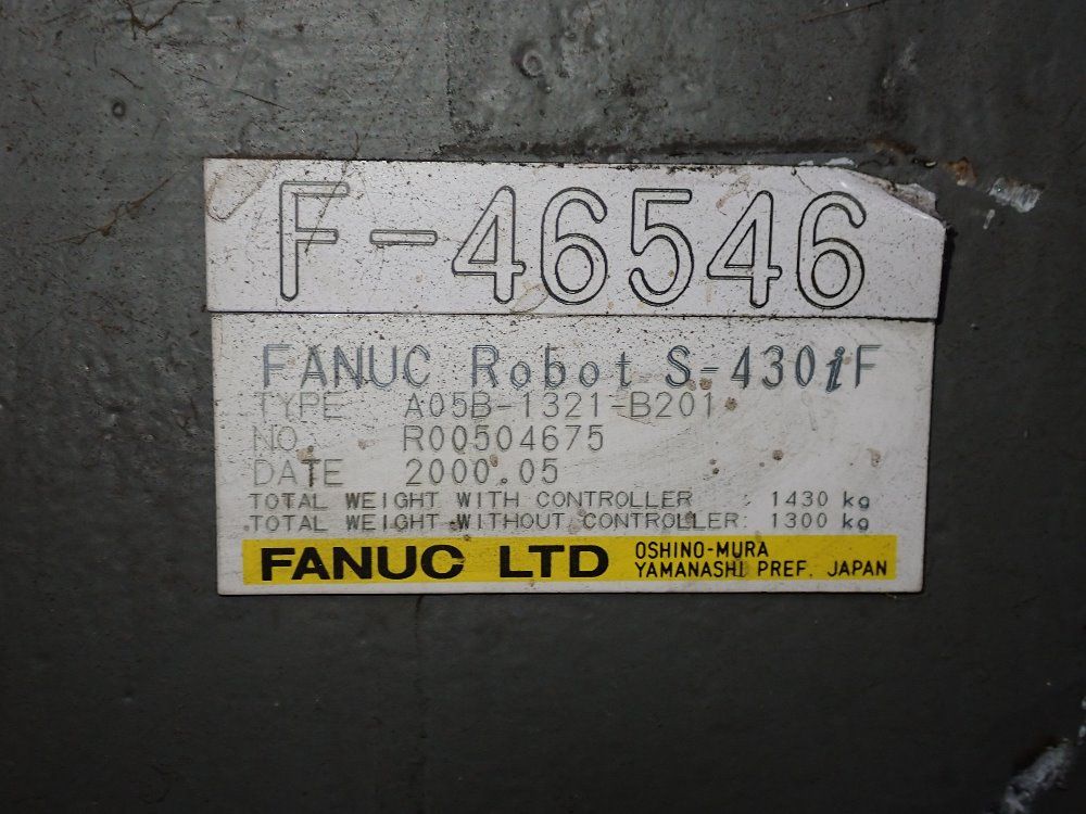 Fanuc 2000 Fanuc S430if Robot