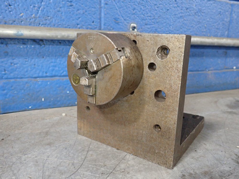 Right Angle Plate W/3" 3 Jaw Chuck