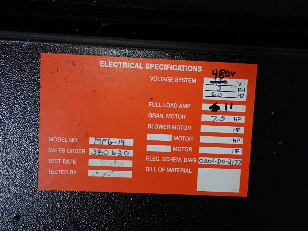 Milacron Mfg-19 Granulator - Mfg-19