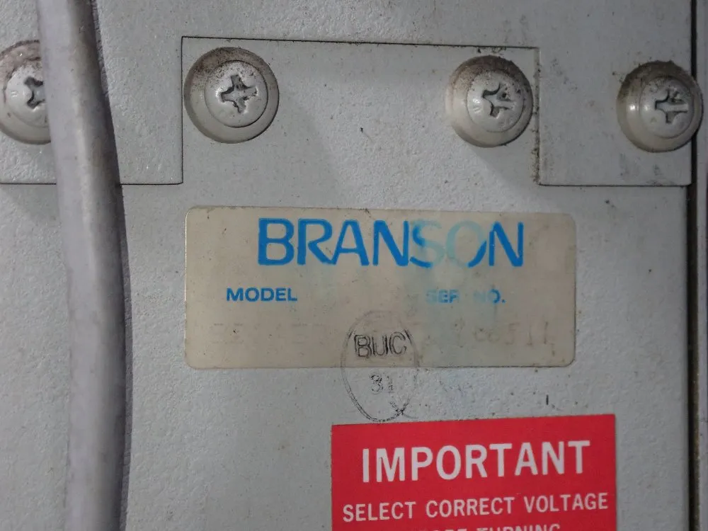Branson Branson 900 Series Ultrasonic Welder