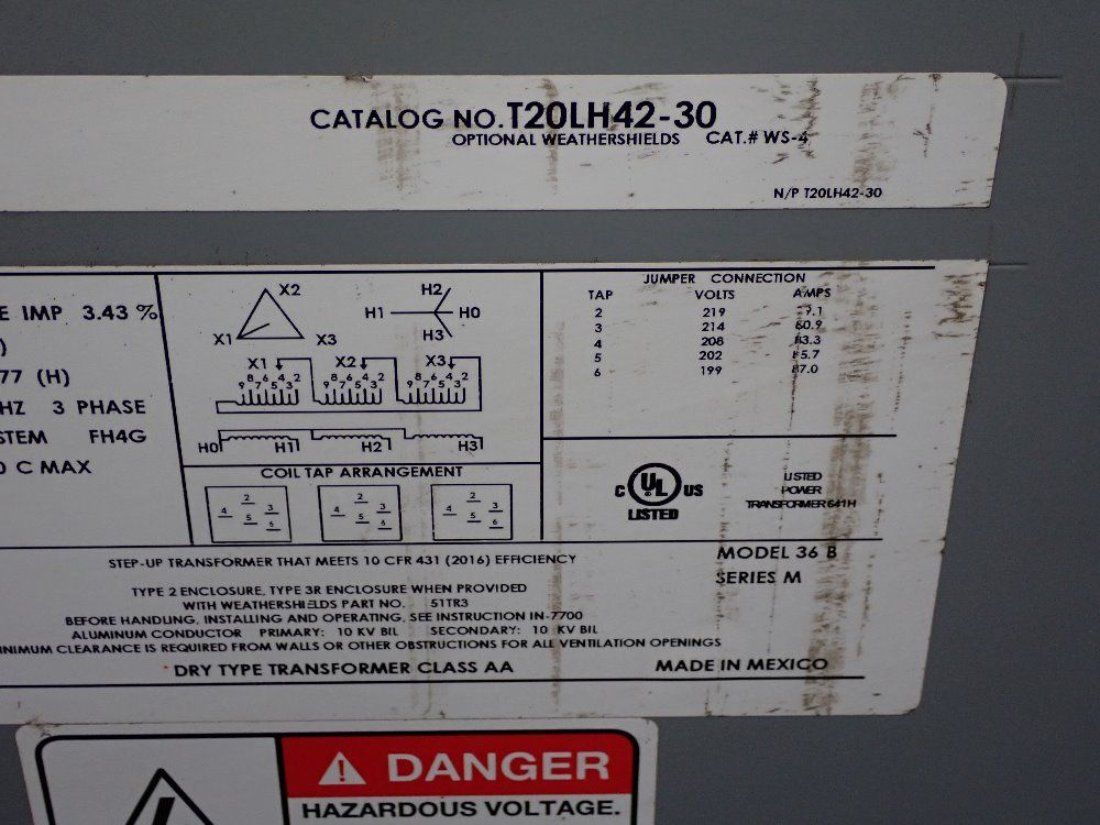 Federal Pacific Transformer