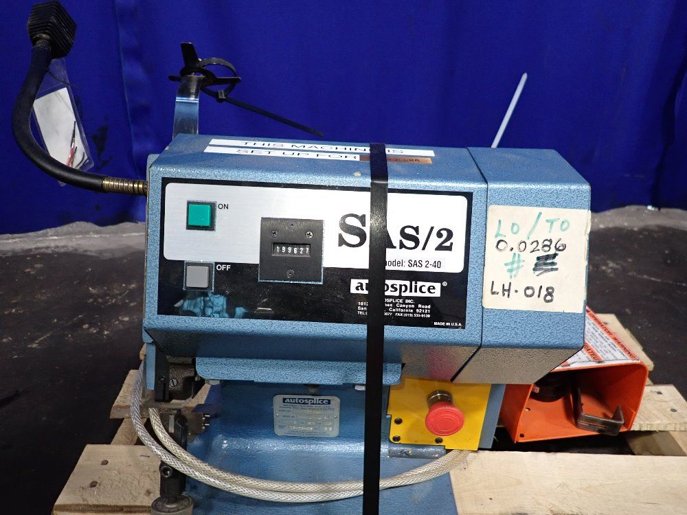 Autosplice Autosplice Sas 240g2141k4329 Splice Machine