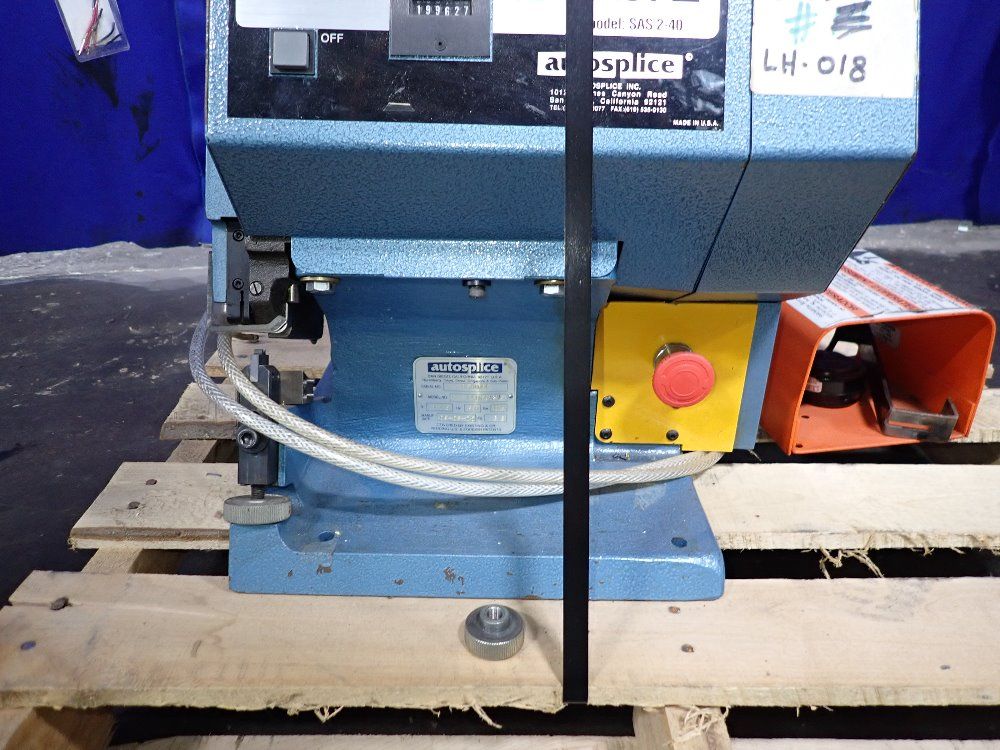 Autosplice Autosplice Sas 240g2141k4329 Splice Machine