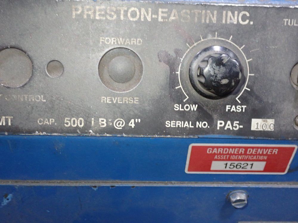 Prestoneastin 1996 Prestoneastin Pa5mt Welding Positioner