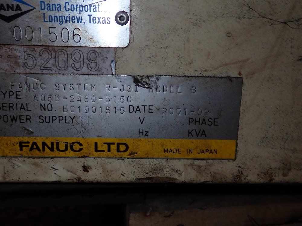 Fanuc 2001 Fanuc Arc Mate 100ib Robot