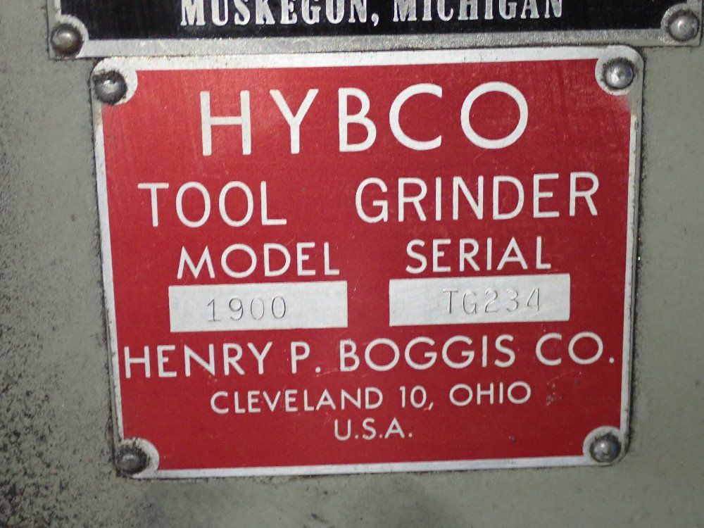 Hybco Tool Grinder