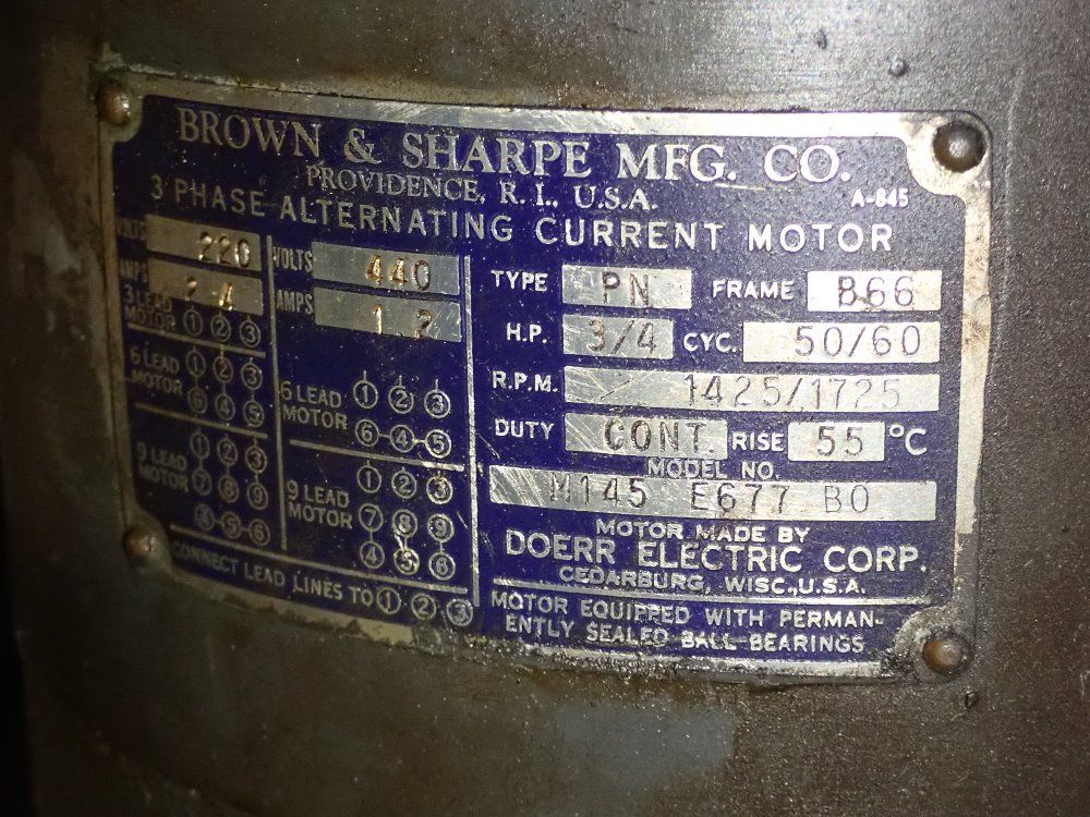 Brown  Sharpe Tool Grinder