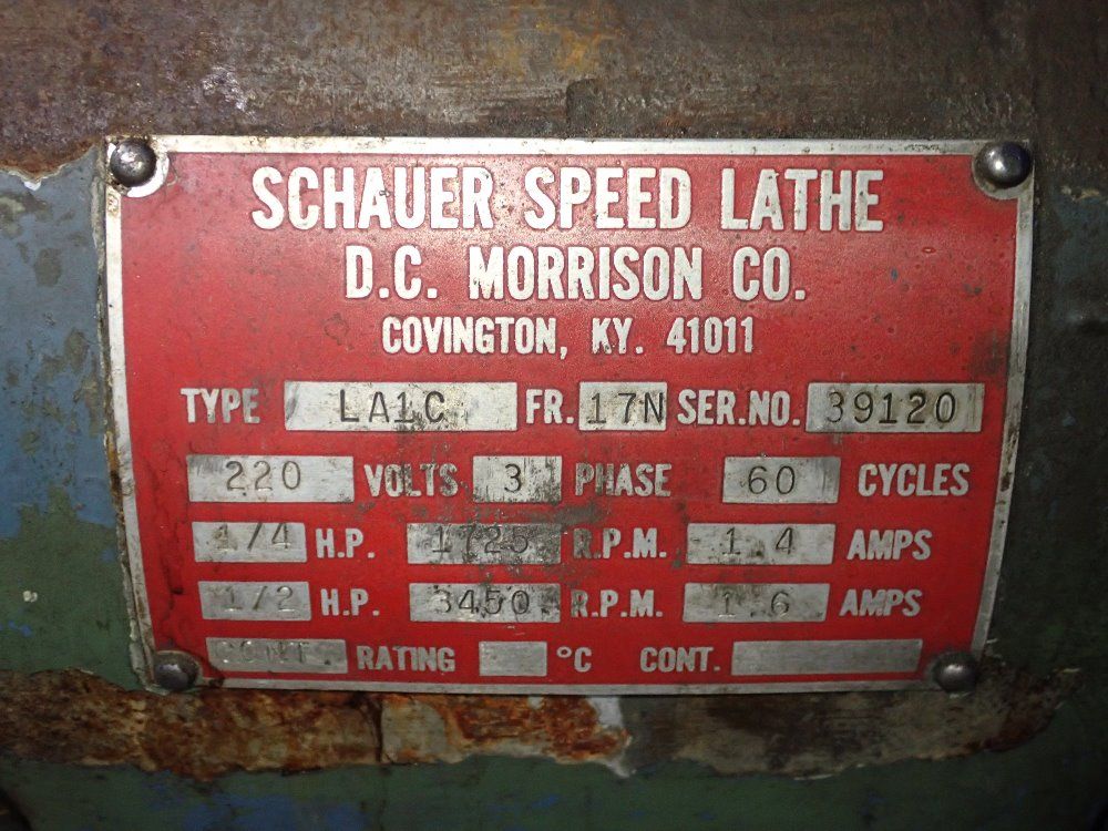 Schauer Speed Lathe