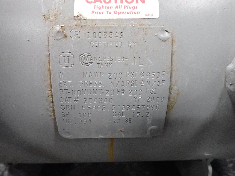 Manchester Air Receiver Tank