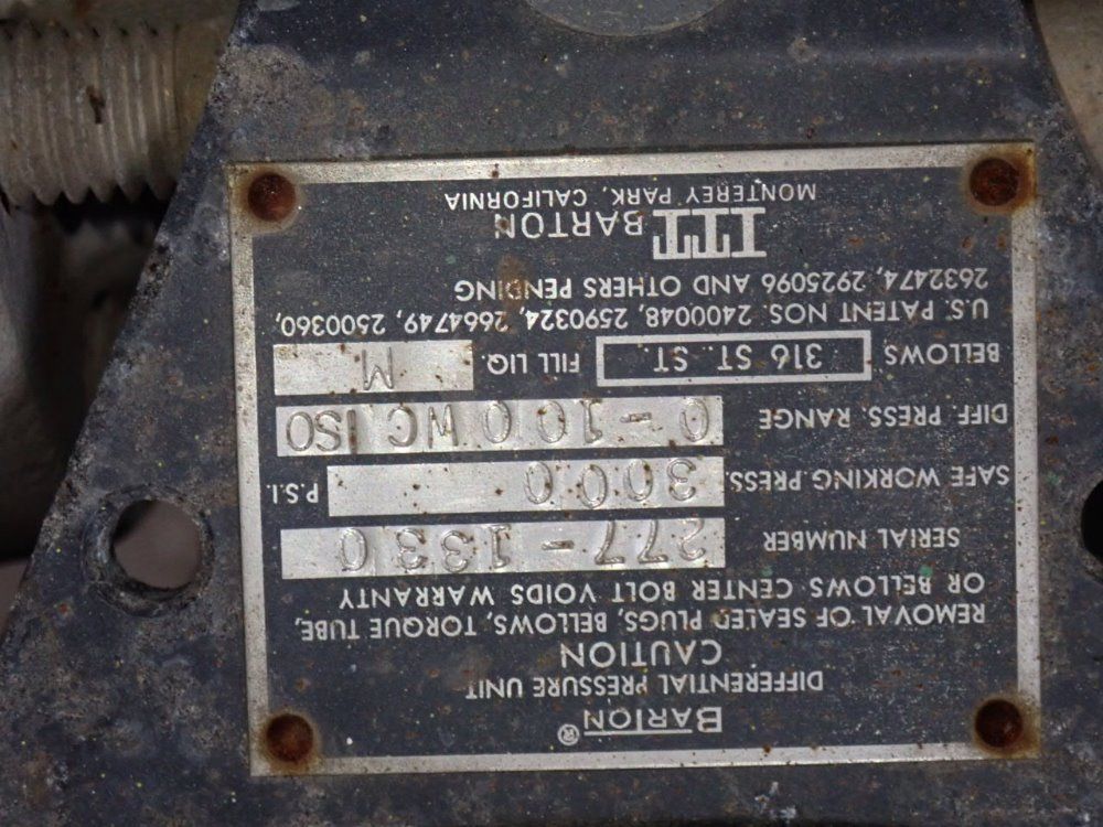 Barton Pressure Unit