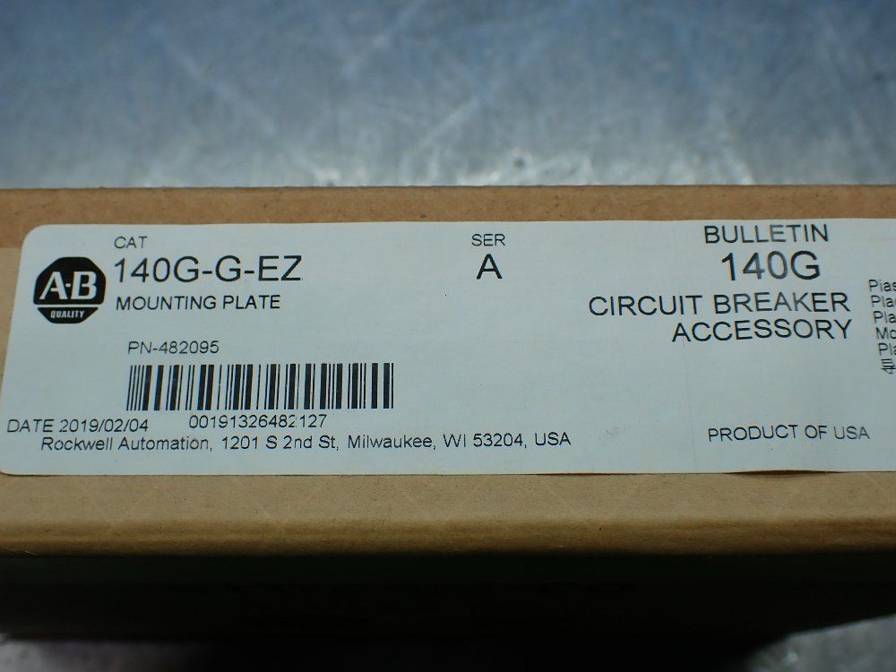 Allenbradley Mounting Plates Factory Sealed 