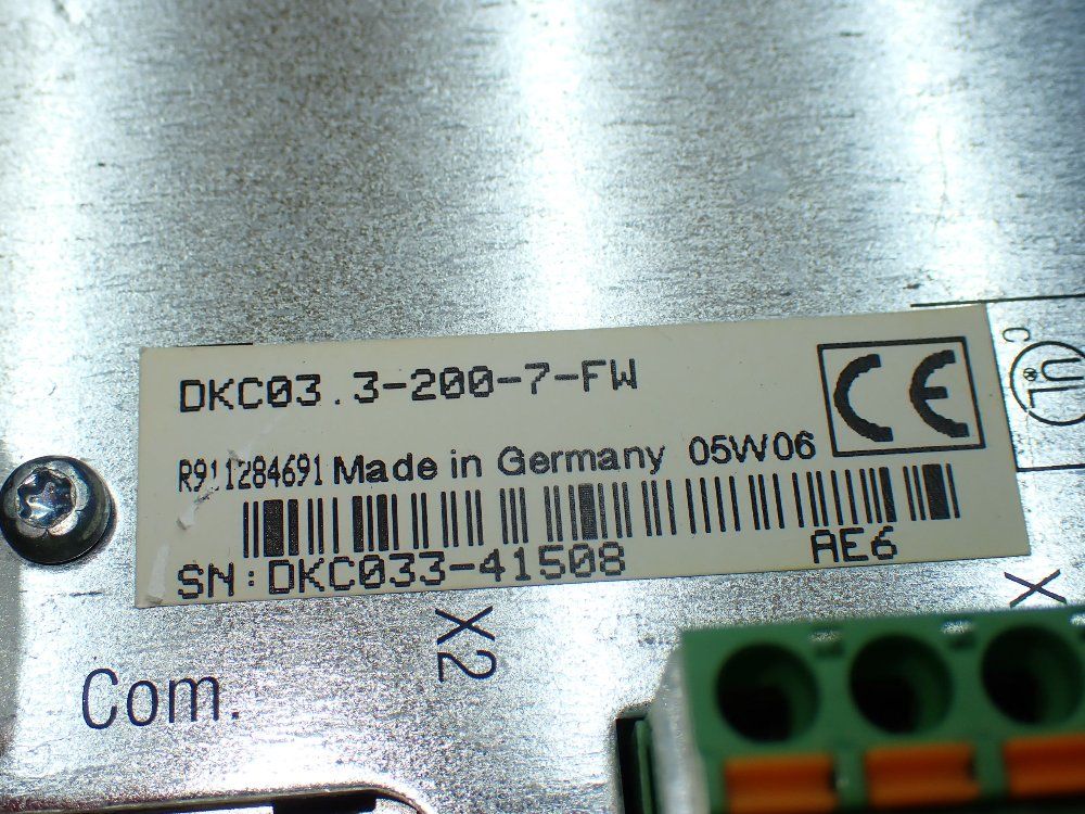 Rexroth Servo Drive - Dkc03.3-200-7-fw