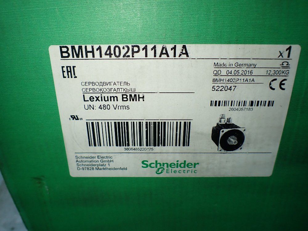 Schneider Electric Lexium Bmh Ac Servo Motor - Bmh1402p11a1a