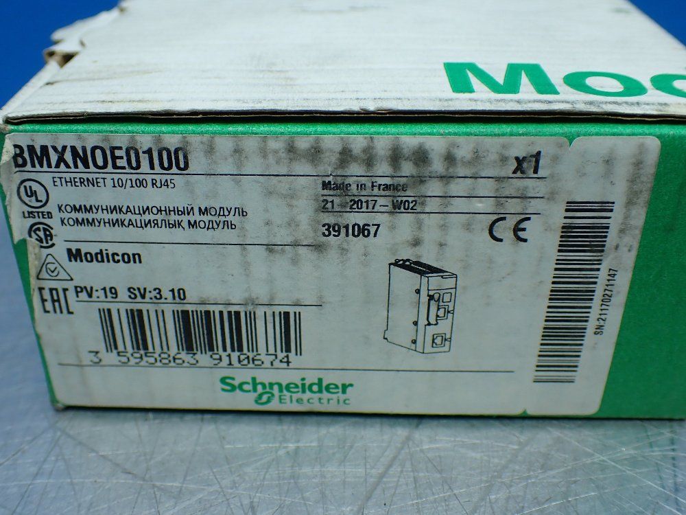 Schneider Electric Ethernet 10/100 Rj45 Module - Bmxnoe0100