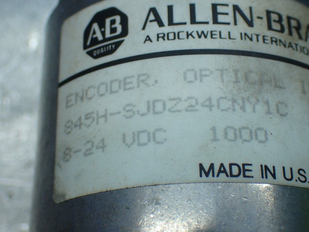 Allen-bradley 845h-sjdz24cny1c Optical Incremental Encoder - 845h-sjdz24cny1c