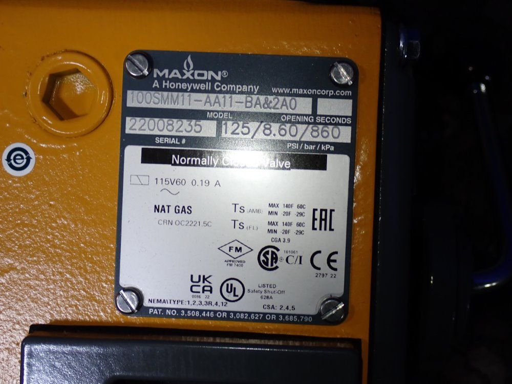 Maxon Shutoff Valve