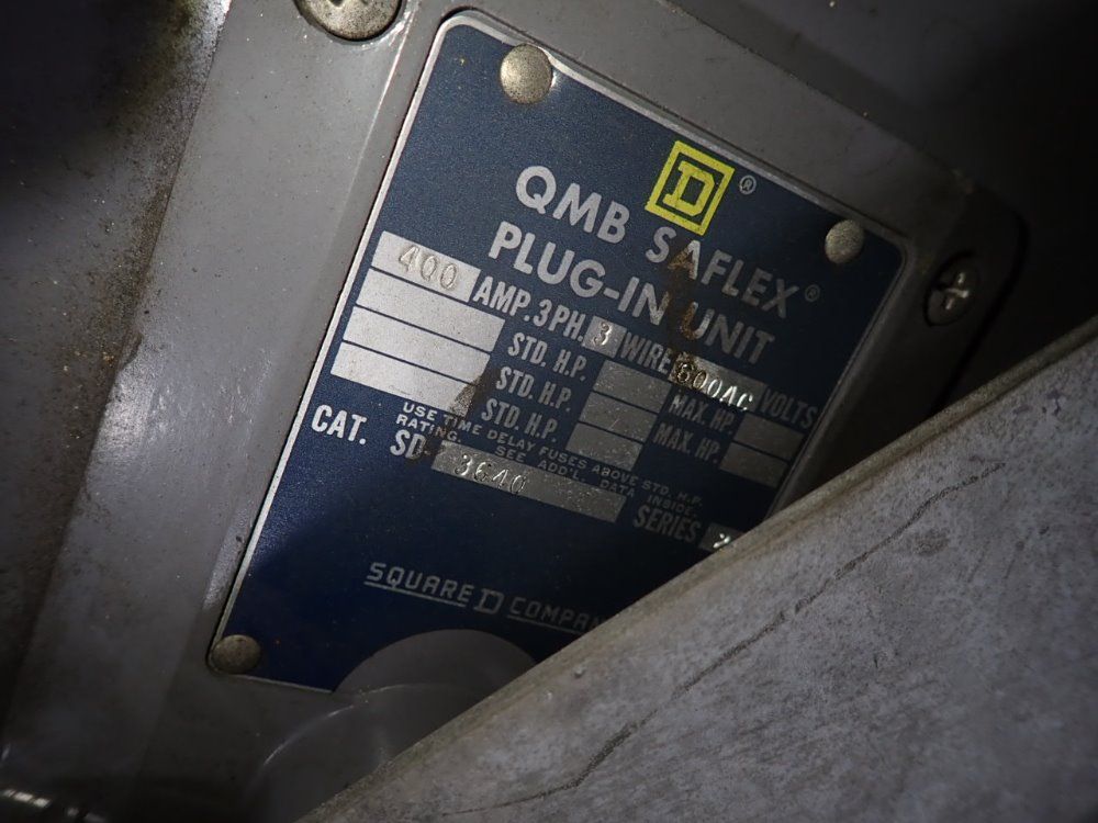 Square D 400 Amps/ 600 Vac Bus Plug - Sd-3640