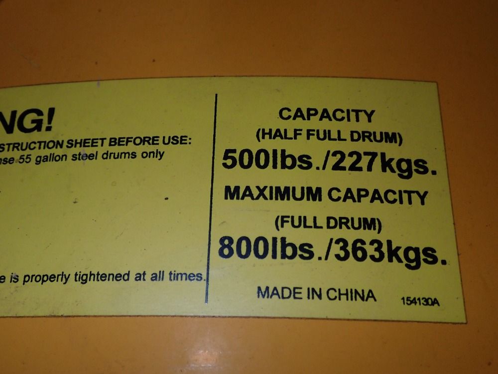 Wesco 800 Lbs Drum Lift