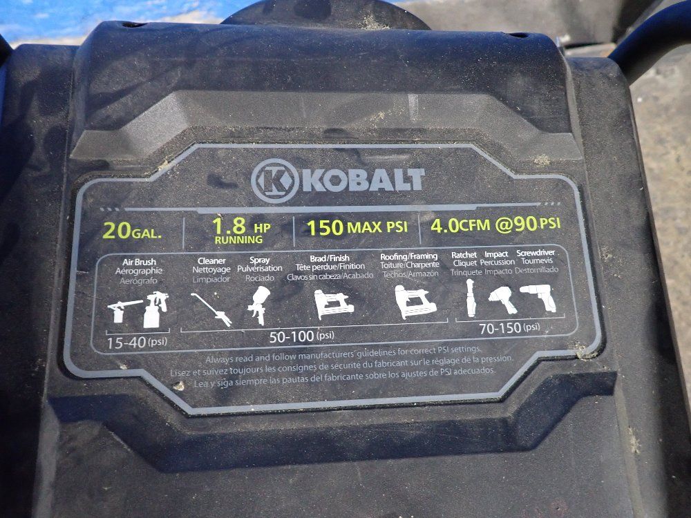 Kobalt 1.8 Hp Air Compressor - 0332041