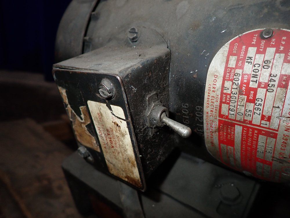 Dumore 1 Hp Tool Post Grinder - 12-010