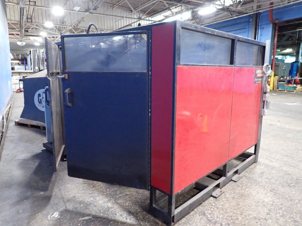 Fanuclincoln Electric 2005 Fanuclincoln Electric Arc Mate 100ib6s Robot Welding Cell