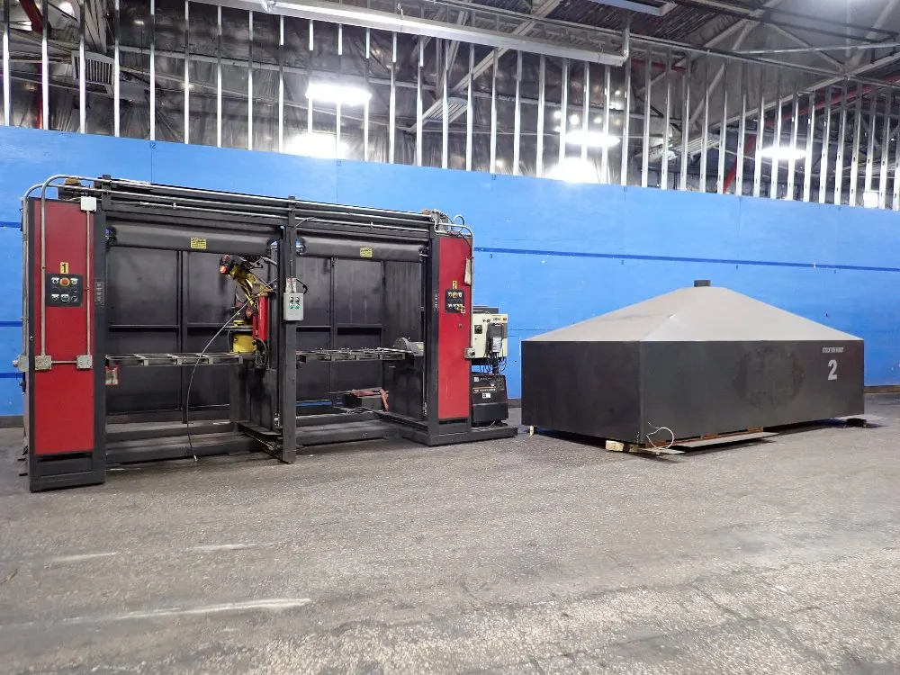 2007 FANUC/LINCOLN ELECTRIC ARC MATE 100IBE ROBOT WELDING CELL