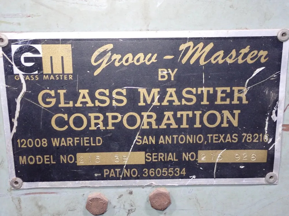 Glass Master 120" Groov Master Unit - 215 33