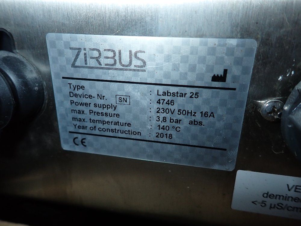 Zirbus 13" 2018 Zirbus Labstar 25 Autoclave - Labstar 25