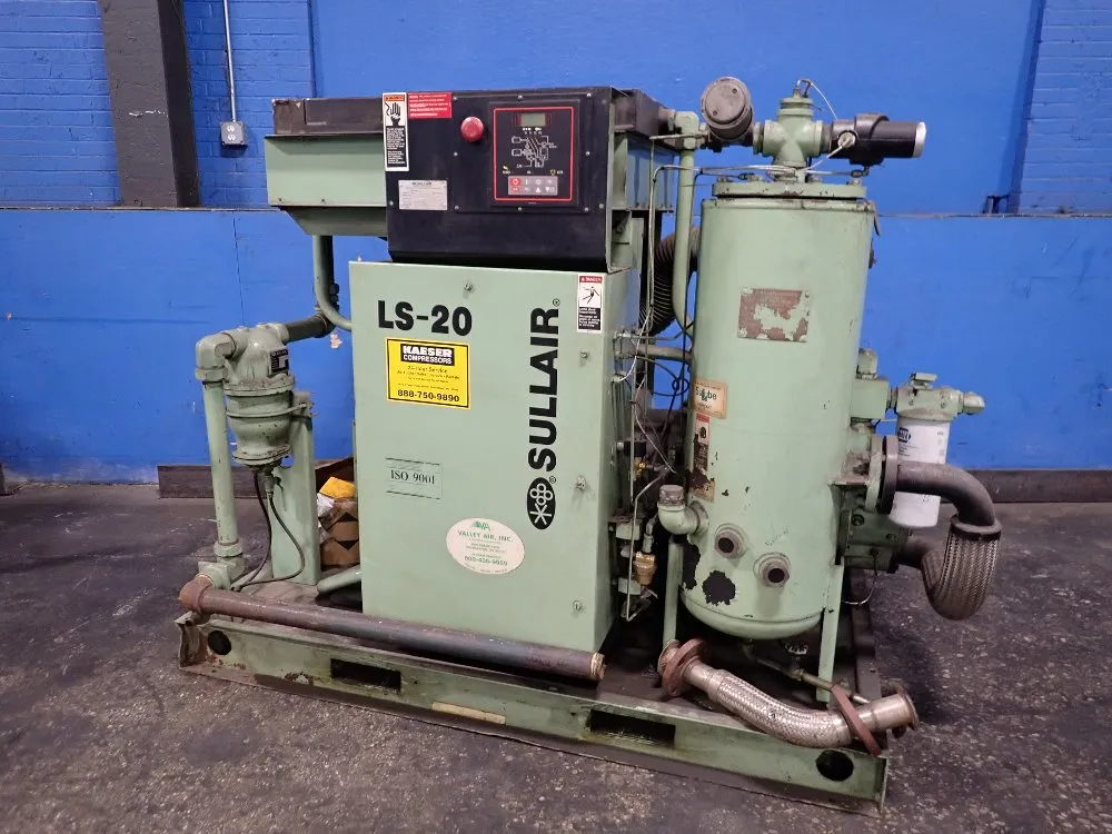 Sullair 100 Hp Ls20-100h/a/sul Air Compressor - Ls20-100h/a/sul